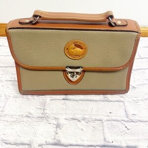 Vintage Dooney & Bourke All Weather Leather Top Handle Satchel